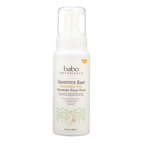 Babo Botanicals Sensitive Baby Fragrance Free Newboarn Foam Wash - 9 fz