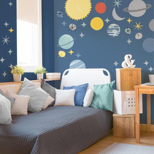 Solar System Kit • Large • Peel-and-Stick Wall Decals