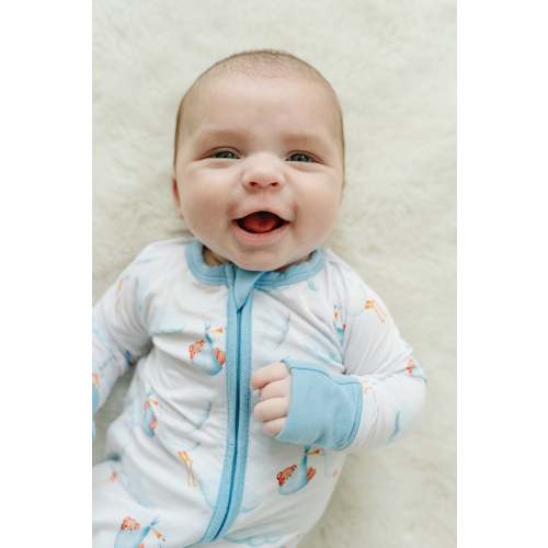 Stork Special Delivery - Zip Up Footie – Lovie's Littles