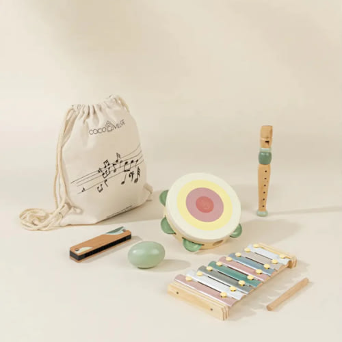 Wooden Musical Instruments Playset