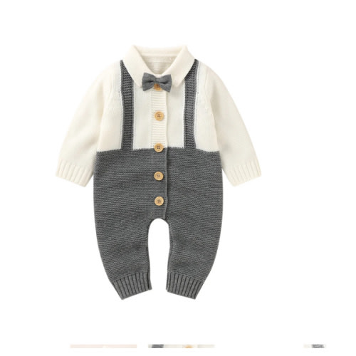GENTLEMAN Knitted Jumpsuit - Hazel & Bo