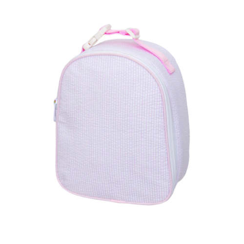 Gumdrop Insulated Bag - Pink Seersucker
