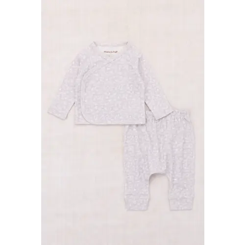 Baby Wrap Set in Mist Bunny Meadow