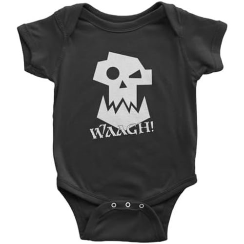 Ork Miniature Tabletop Wargaming Waagh Infant One-Piece Bodysuit, Soft Cotton