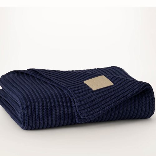 Sunday Throw Blanket - Ribbed Knit 100% Organic Cotton | Boll & Branch