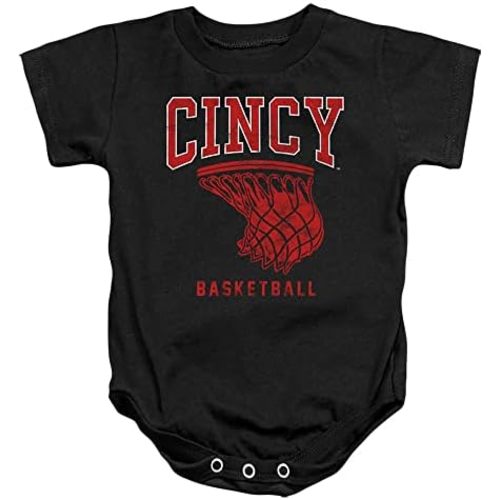 University of Cincinnati Official Basketball Hoop Unisex Infant Snap Suit for Baby