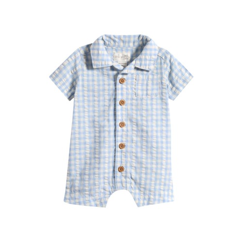 Gingham Gauze Romper