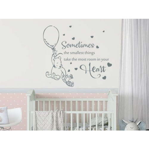 Decal House Winnie the Pooh Nursery Quote Wall Decal