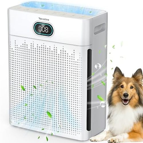 Air Purifiers for Home, HEPA Air Purifier with PM 2.5 Air Quality Monitor