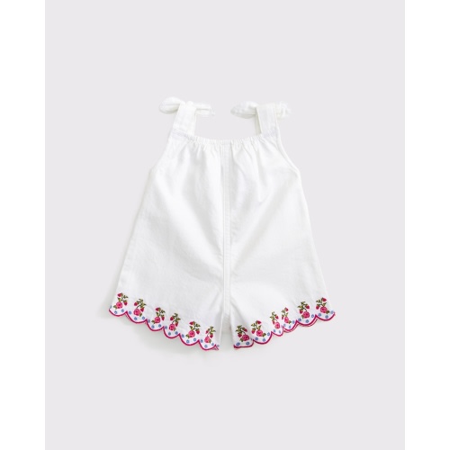 baby eyelet romper
