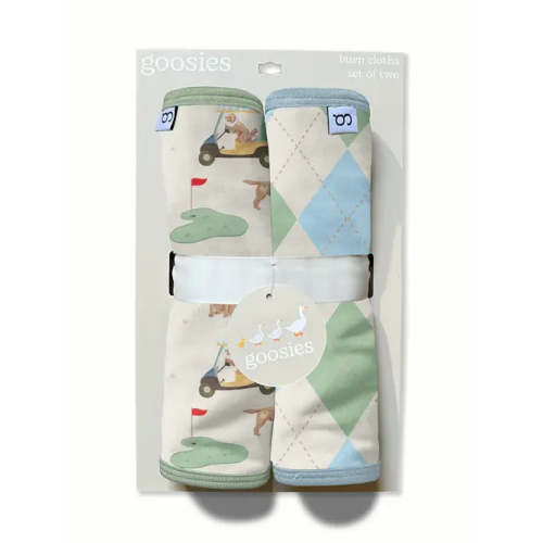 Burp Cloth Set - Barks & Birdies – Goosies