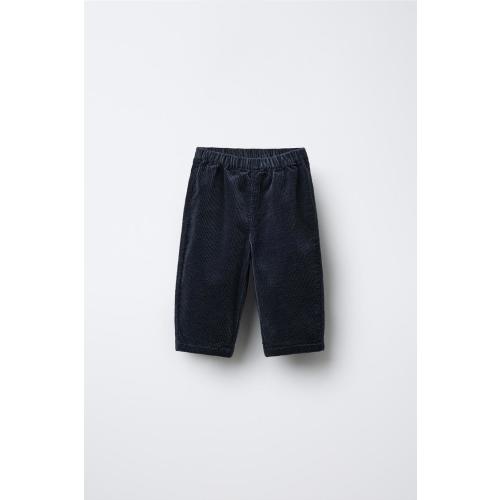 CORDUROY PANTS - Navy blue | ZARA United States