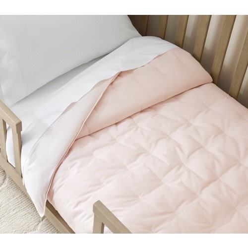 Chambray Reversible Toddler Comforter |