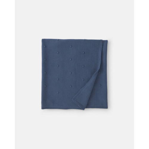 Baby Boy Knit Dot Blanket - Navy Blue | Carter's