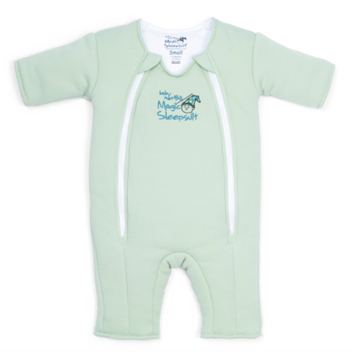 Sage Green Baby Merlin’s Magic Sleepsuit – 100% Cotton Sleep Solution