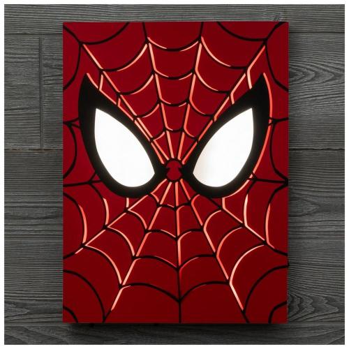 Light Up Spider-Man Wood Wall Decor
