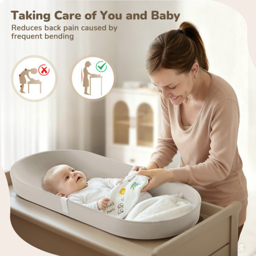 Isabelle & Max™ Baby Changing Pad, Portable Changing Station For Diaper Change And Dresser, With Safety Restraint Belt, Waterproof Lightweight & Reviews | Wayfair