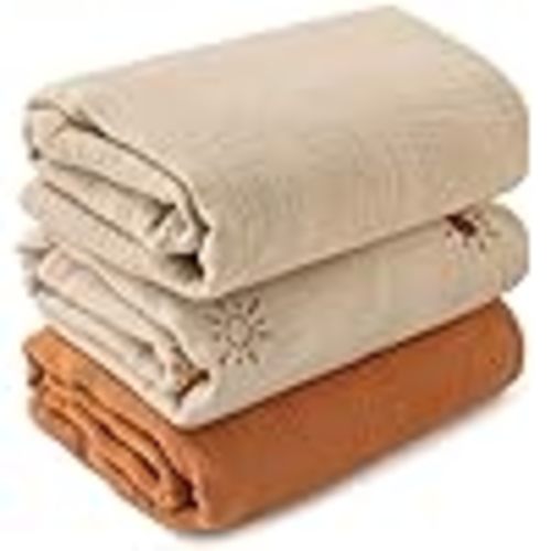 Amazon.com: Muslin Swaddle Blankets for Newborn, 3 Pack Breathable Soft Receiving Blanket, Large 38 x 40 inches Swaddle Wrap Burping Clothes, Essentials Infant Shower Items, Toddler Gift (Blue Sea) : Baby