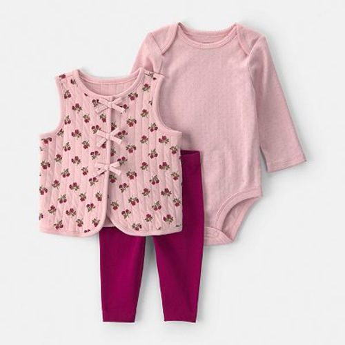 Baby Girls Carter's 3-Piece Floral Layering Set