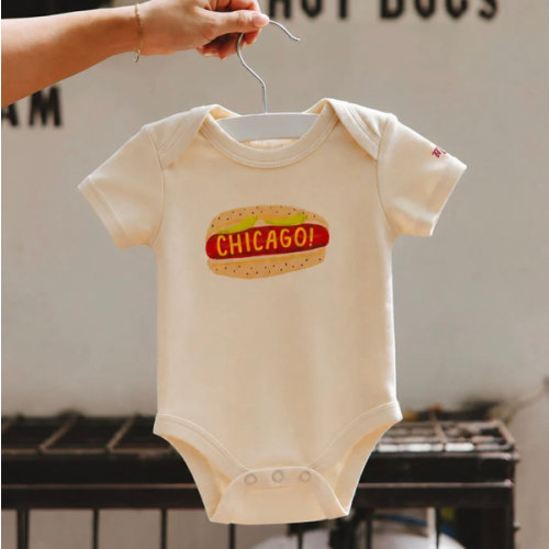 Hot Dog, It's Chicago! Short Sleeve Onesie