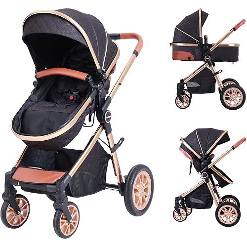 Cochildor DuraFlex 2 in 1 Baby Stroller, Foldable Travel Stroller