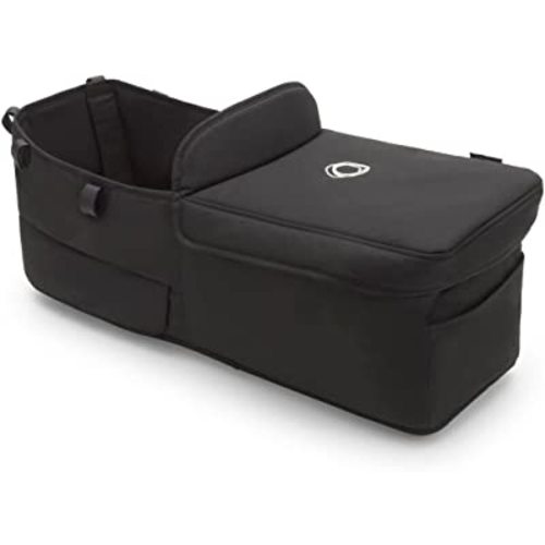 Bugaboo Donkey 5 Bassinet Fabric Complete - Newborn Twin Stroller Accessory - Midnight Black