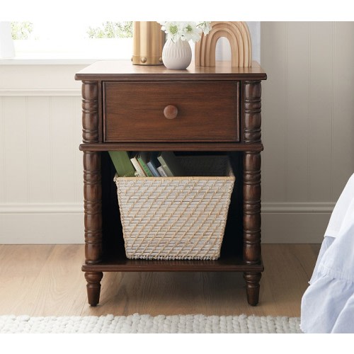 Elsie Nightstand (19")-SANDSTONE COLOR