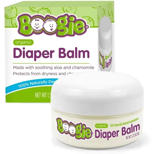 Boogie Diaper Rash Balm for Baby, USDA Certified Organic, Made with Naturally Derived Ingredients, 1.5 oz (Pack of 1)