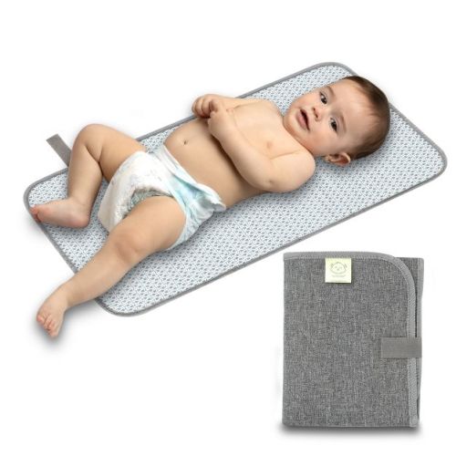 KeaBabies Portable Diaper Changing Pad, Waterproof Foldable Baby Changing Mat, Travel Diaper Change Mat