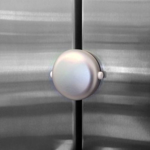 Qdos Adhesive Fridge/freezer Lock - Chrome