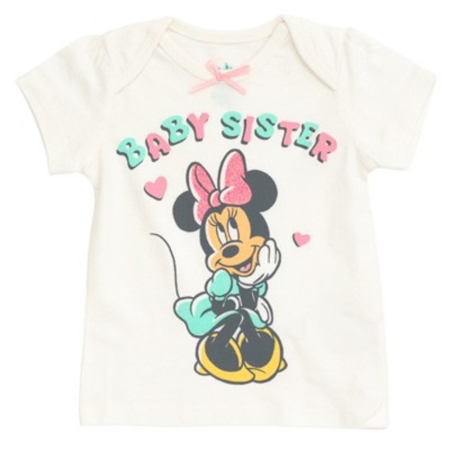 Disney Minnie Mouse Newborn Baby Girls Matching Family T-Shirt Baby Sister 0-3 Months