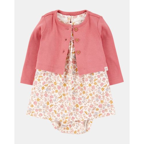 Baby 2-Piece Bodysuit Dress & Cardigan Set | Carter's