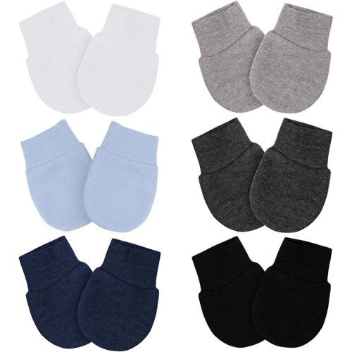 Baby Mittens No Scratch Mittens Infant Soft Gloves Mittens for 0-6 Months Boys Girls