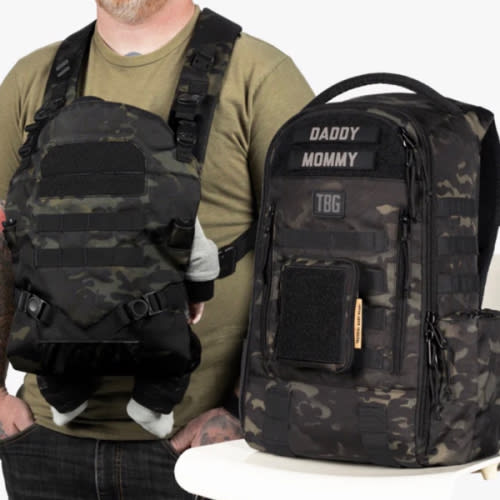 Daypack Diaper Bag & Baby Carrier Bundle - Durable, Versatile Gear – Tactical Baby Gear