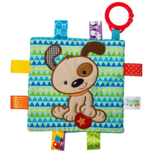 Mary Meyer - Baby Taggies Crinkle Me - Soothing, Sensory Toy, Crinkle Paper and Squeaker, Stroller and Car Seat Toy - Boy Puppy - Walmart.ca