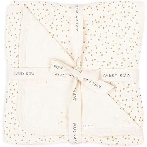 Avery Row Printed Jersey Reversible Blanket Wild Chamomile/Daisy Meadow