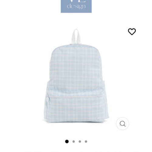 Backpack - Pimlico Plaid Blue