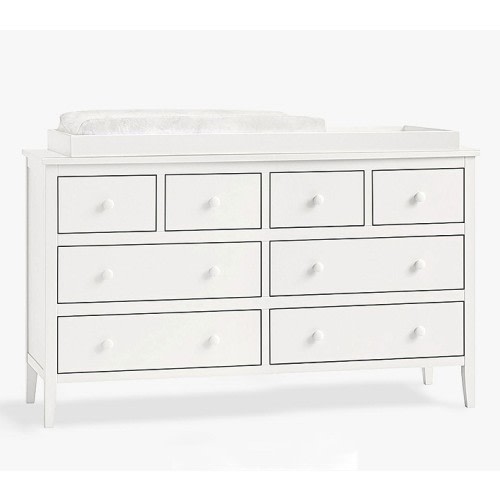 Emerson 8-Drawer Dresser & Topper Set (57w x 19d")