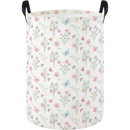 Laundry Hamper (Pink Flower)