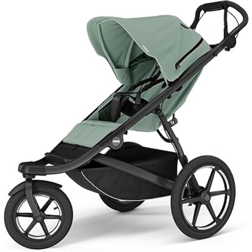 Thule Urban Glide 3 Single Child All-Terrain Stroller, Full-Suspension System, Air-Filled Tires, Upright seat with Adjustable Recline and Built-in legrest