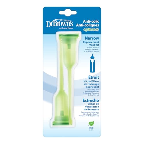 Dr. Brown's Natural Flow Options+Replacement Vent Kit, Narrow, 2 Count (Pack of 1)