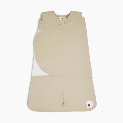 Small Story Organic Cotton Wearable Swaddle - Oat, Small