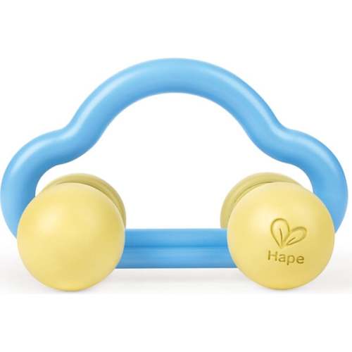 Hape: Rattle & Roll Toy Car - Blue & Yellow - Hape | Maisonette