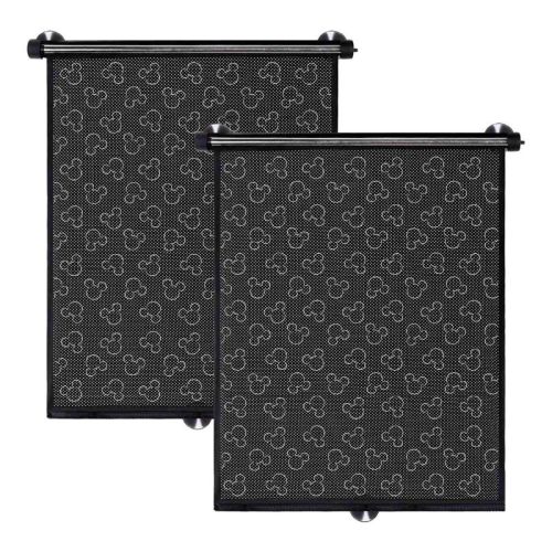 Disney Baby by J.L Childress Pull-Down Car Window Shades, 2 Pack, Black