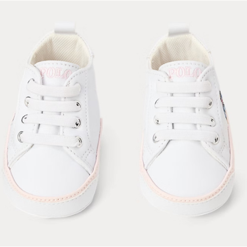 Quilton Polo Bear Faux-Leather Sneaker