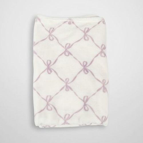 Bow Print Throw Blanket