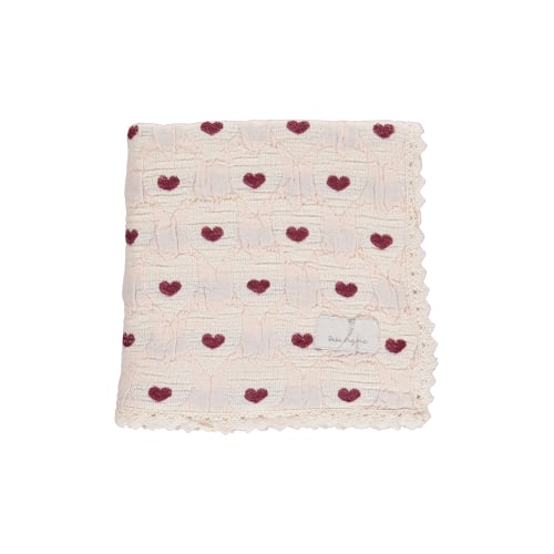 Hearts Cotton Blanket