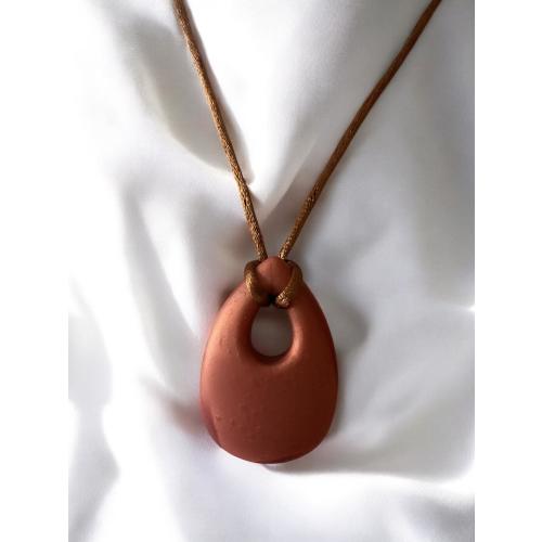 Copper Chewlry pendant chew necklace Silicone chewable fidget fiddle necklace stimming