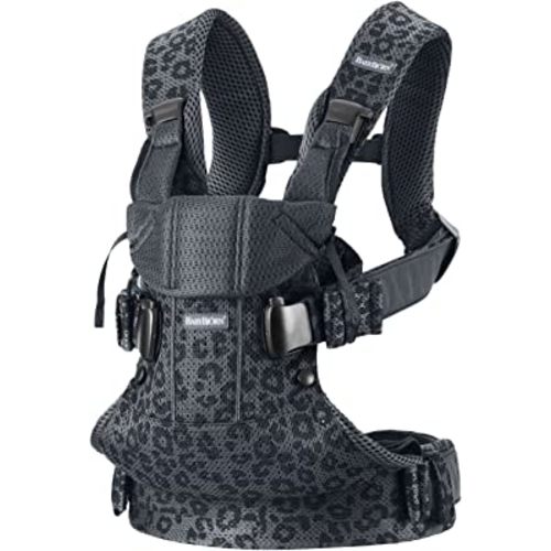 BabyBjörn Baby Carrier One Air, 3D Mesh, Anthracite/Leopard