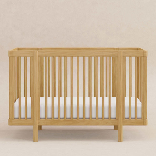 babyletto Pogo 8-in-1 Convertible Crib with All-Stages Conversion Kits - Honey